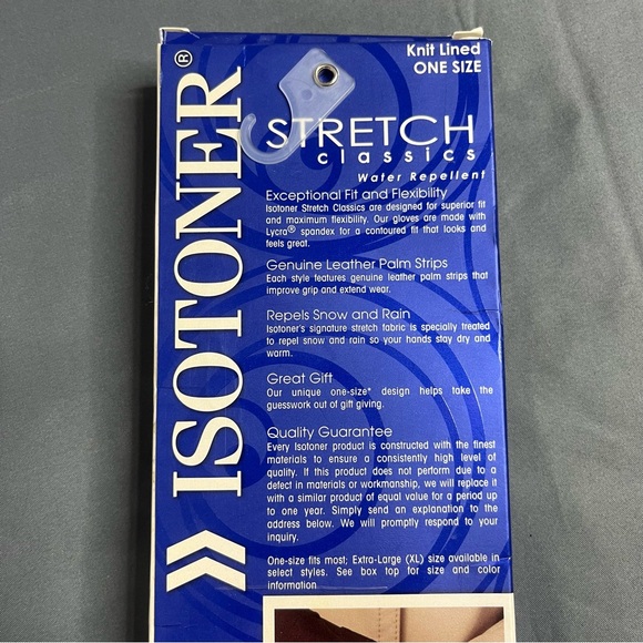 Isotoner Classics Gloves NEW BOX Leather Trim Oyster White Cosplay Costume Money - Picture 9 of 10